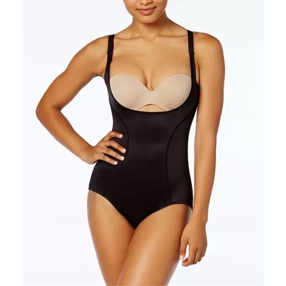 Maidenform Women's Firm Control Ultimate Instant Slimmer Open Bust Bodysuit Smal - Picture 1 of 8